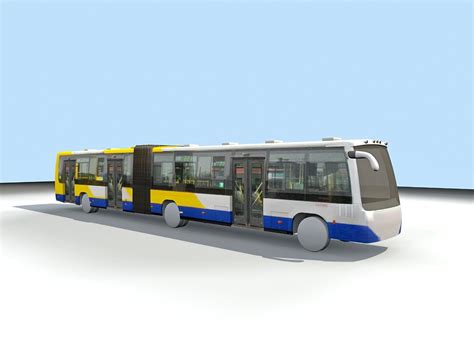 Articulated Bus 3d model 3ds Max files free download - CadNav