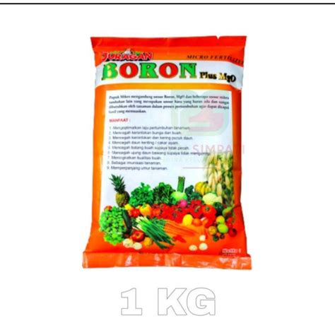 Jual Pupuk Boron Plus Magnesium Juragan 1 Kg Micro Fertilizer Tanaman