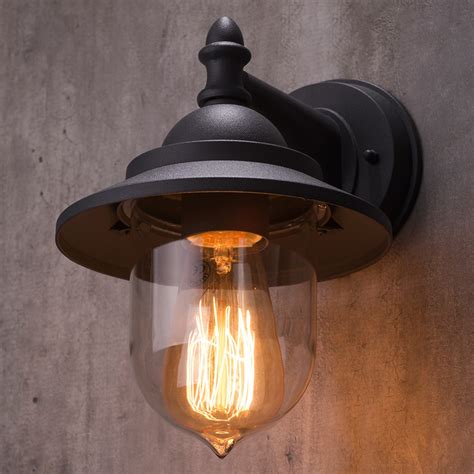 Litecraft Bacup Outdoor Wall Lantern Industrial Fisherman Style Light