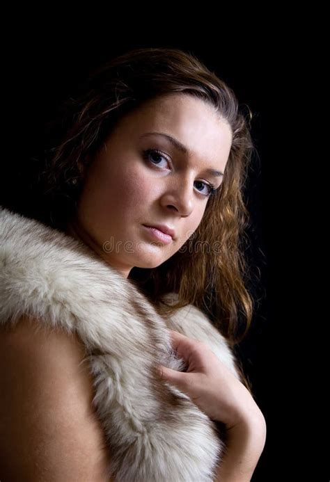 Beautiful Naked Woman Fur Coat Stock Photos Free Royalty Free Stock Photos From Dreamstime