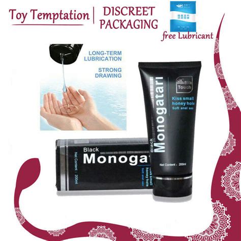 Toy Temptation Monogatari Ml Water Based Sex Lube Silky Anal Lubricant Moisturizer Free ML