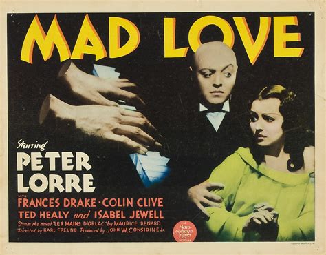 Постеры: Безумная любовь / Постер фильма «Безумная любовь» (1935) #1367269