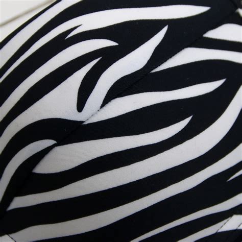 Sexy Fashion Zebra Print Halter Bikini Swimsuit BK5586