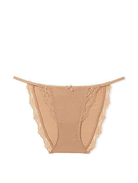Buy Lace Trim String Bikini Panty Praline Order Panties Online