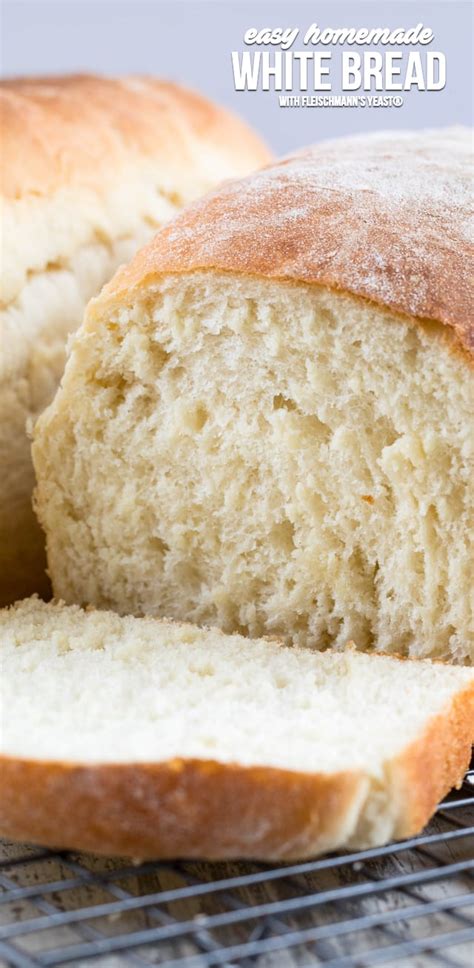 Easy Homemade White Bread Recipe Crazy For Crust