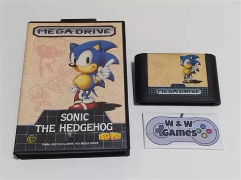 Cartucho Sonic The Hedgehog Original Tectoy Mega Drive