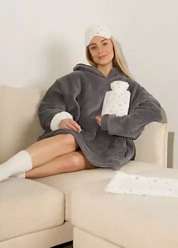 Cosy Hot Water Bottle 5 Piece Gift Set Curvissa