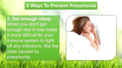 3 Ways To Prevent Pneumonia Youtube