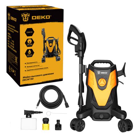 Мойка высокого давления DEKO DKCW190 - купить в интернет-магазине OZON ...
