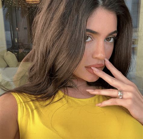 Putting On A Minuscule Bikini Kylie Jenner Displays Her Trademark Curves