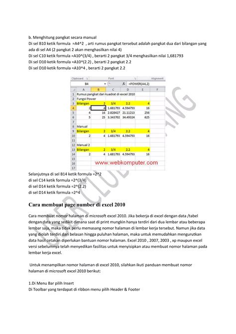 Menggunakan Rumus Logaritma Di Excel 2010 Pdf