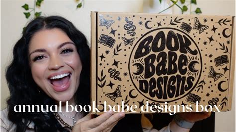 Annual Bookish Babe Designs Box Unboxing YouTube