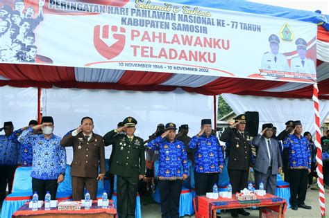 Pemkab Samosir Peringati Hari Pahlawan Ke Tahun Kabupaten Samosir