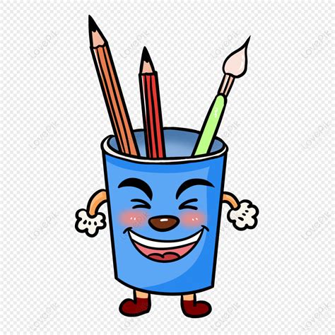 Anthropomorphic Pencil Case Png Transparent And Clipart Image For Free