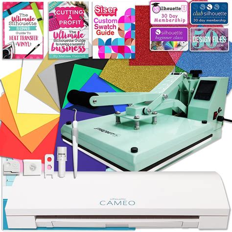 Silhouette Cameo 4 Pro 24 W 15 X 15 Pink Slide Out Heat Press Htv Bundle Artofit