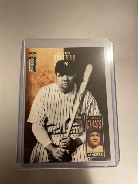 CARTE DE BASEBALL Babe Ruth 1996 Upper Deck Collectors Choice première