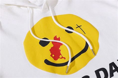 Vlone Friends Bloody Smiley Hoodies V Vlone