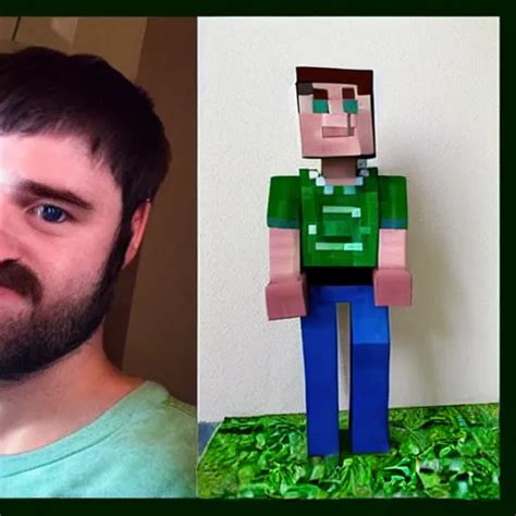 Real Life Minecraft Steve Highly Realistic Stable Diffusion