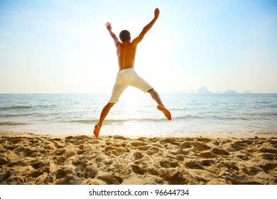 Naked Man Jump Images Stock Photos Vectors Shutterstock