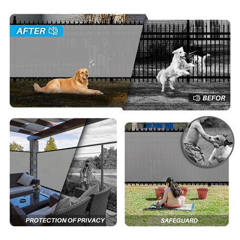 Snapklik Patio Privacy Screen Fence X Heavy Duty Fence