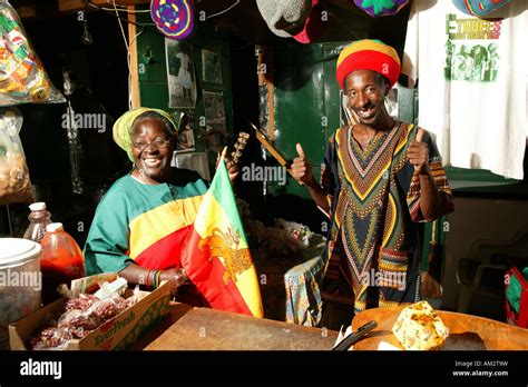 The Chairwoman And The Press Officer Of The Rastafari Marcus Garvey
