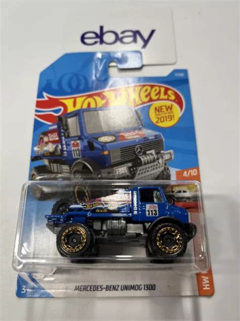 HOT WHEELS MERCEDES BENZ Unimog Hw Hottrucks Blue New For Wow PicClick UK