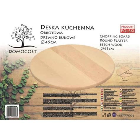 Deska Obrotowa Cm Buk Naturany