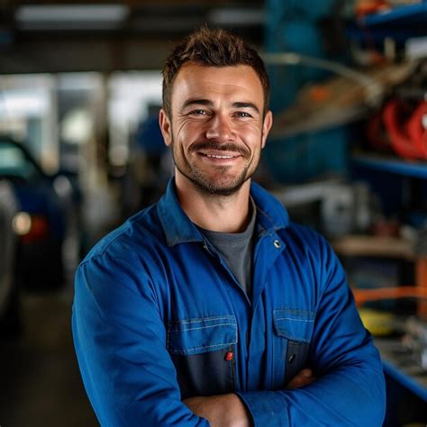 Um Homem De Camisa Azul Com Os Braços Cruzados Foto Premium
