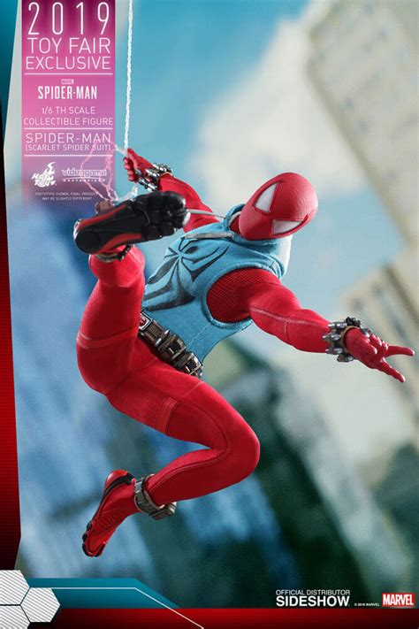 Hot Toys Scarlet Spider Suit Spider Man PS Showcase Review Figround