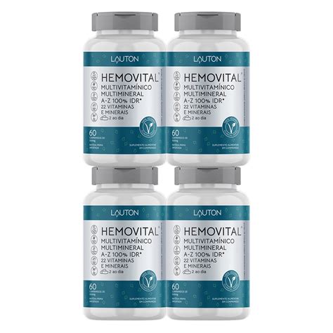 Combo Hemovital Polivitaminico Multivitaminico A Z Lauton Nutrition