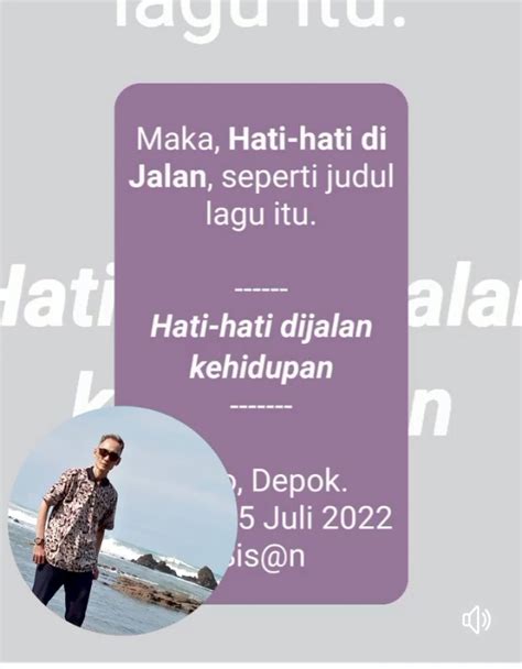 HATI-HATI DI JALAN