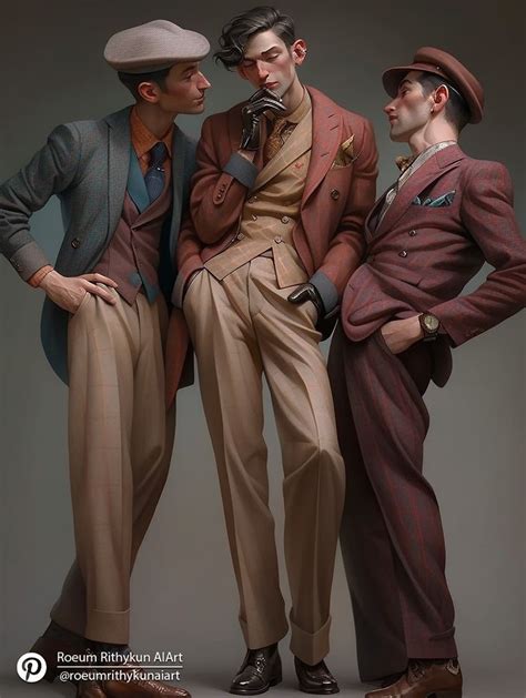 3 Handsome Men Handsome Men Cute Cartoon Gay Art