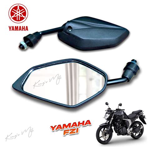 Yamaha Fzi 150 Side Mirror Genuine Parts Black Short Stem Cod