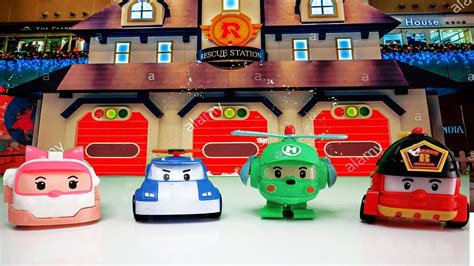 Robocar Poli Oyuncak Seti Poli Amber Helly Roy Bucky Mark Youtube