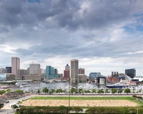 Baltimore Skyline Canvas, Baltimore Inner Harbor, Baltimore Photo Gift ...