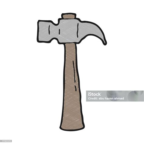 Desain Palu Tekstur Yang Digambar Tangan Ilustrasi Stok Unduh Gambar