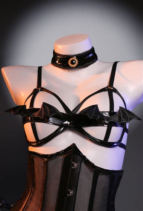 Dark Bat Sexy Lingerie Corset Outfit Black Sexy Lingerie In Stock