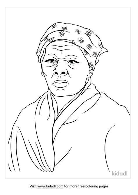 Free Coloring Pages Of Harriet Tubman