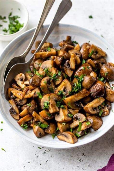 Garlic Butter Mushrooms Skinnytaste