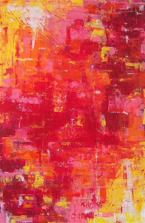 Warm Abstraction Painting By Ignacio Galli Saatchi Art