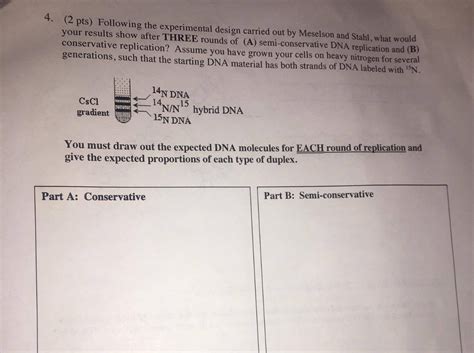 Solved Pts Following The Experimental Design Carried Chegg