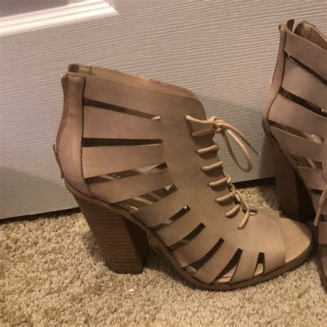 Shoes Nude Lace Up Heel Poshmark