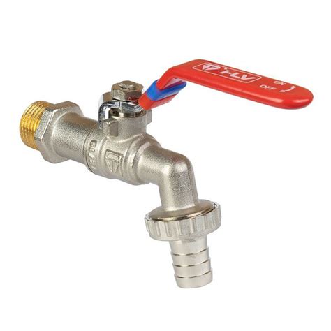 Кран водоразборный со штуцером 1/2" (ручка) HLV - купить по низкой цене ...