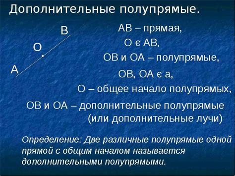 Полупрямая - презентация, доклад, проект скачать