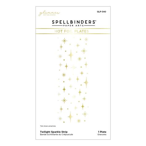 Spellbinders Hot Foil Plate Twilight Sparkle Strip
