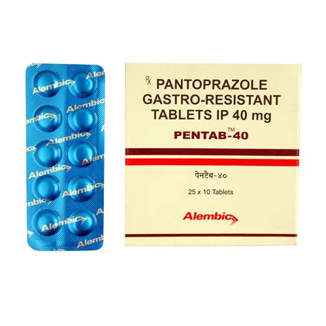 Buy Pentab 40mg 10 Tablets Online at Best Prices | Wellness Forever