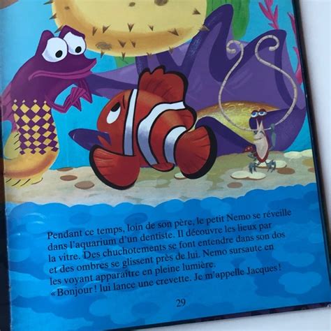 Disney Other Disney Le Monde De Nemo French Book Poshmark