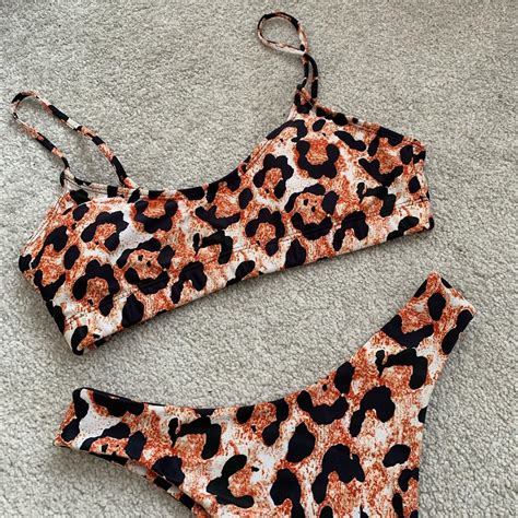 BIKINI WORN ONCE PERFECT CONDITION SIZE MEDIUM Depop