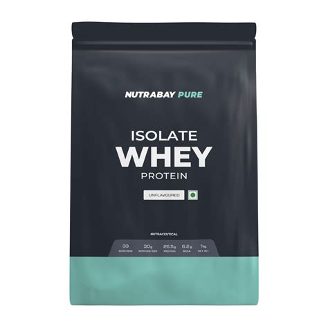 Nutrabay Pure Whey Protein Isolate Kg Lb Unflavoured