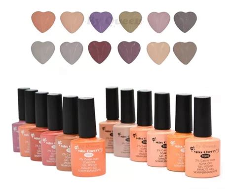 Gel Semipermanente Miss Cherry Gama L Nude Pz Mercadolibre